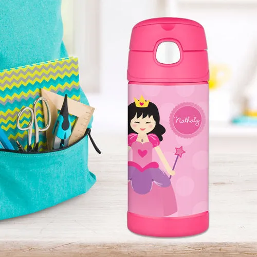 Cute Princess Personalized Thermos Bottle