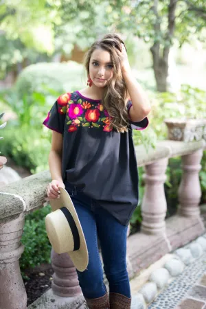Dahlia in Midnight Black | Petite