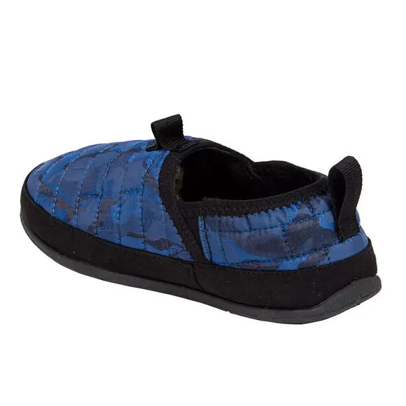 Deer Stags Lil Yuma Slippers Boys 11 Blue Camouflage Sock Cushioned Clog ZPO1781