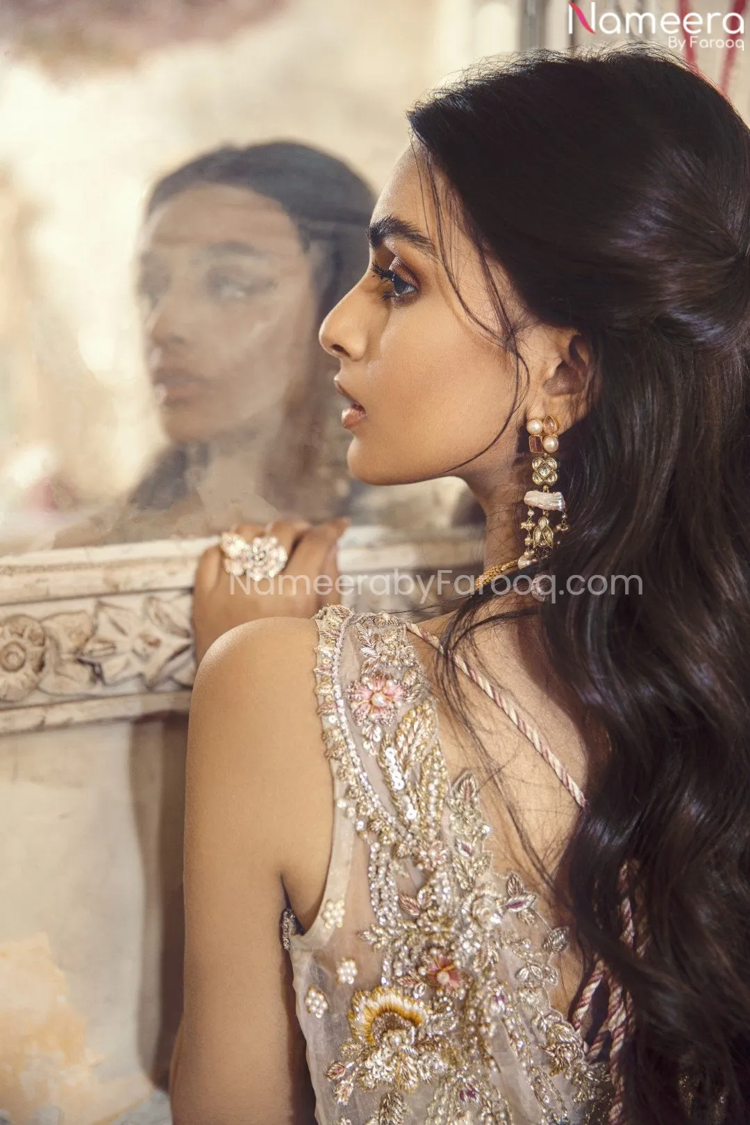 Designer Pink Embroidered Lehenga for Wedding #BN894