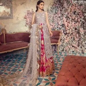 Designer Pink Embroidered Lehenga for Wedding #BN894