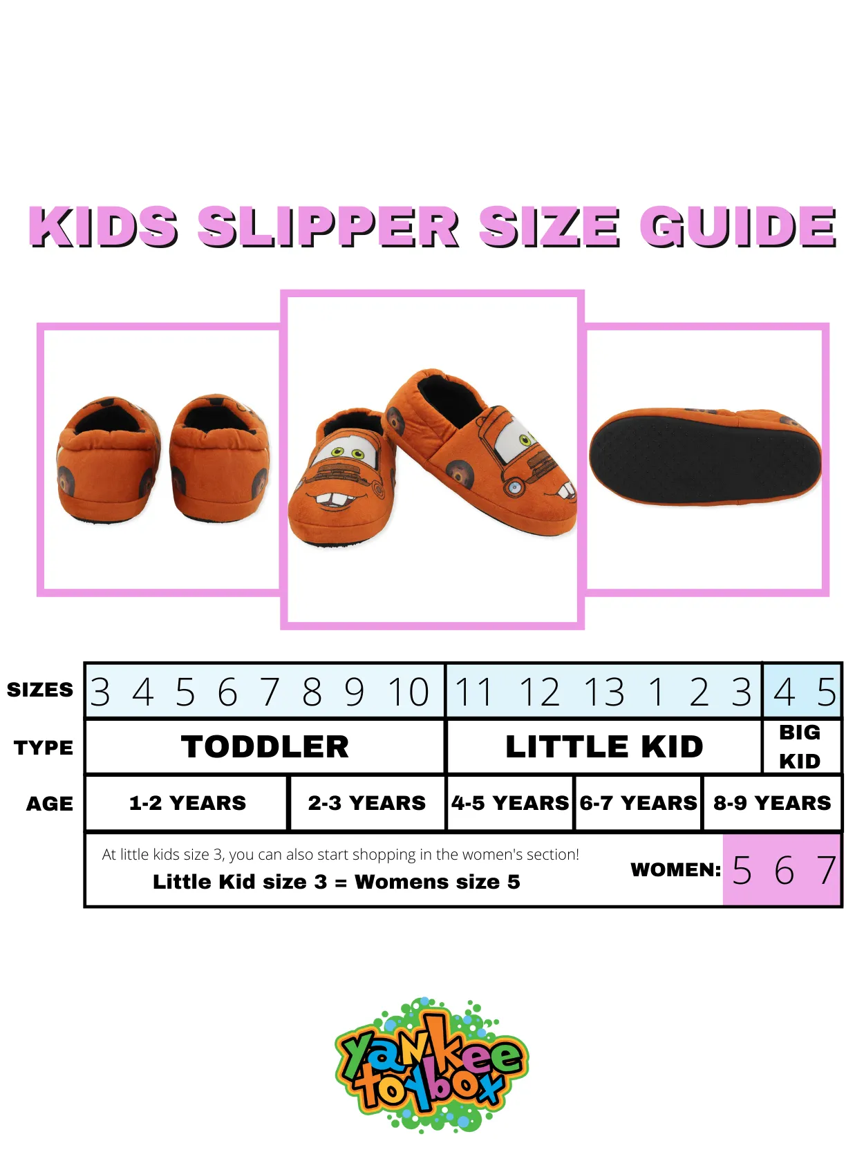 Disney Cars Tow Mater A-line Slippers