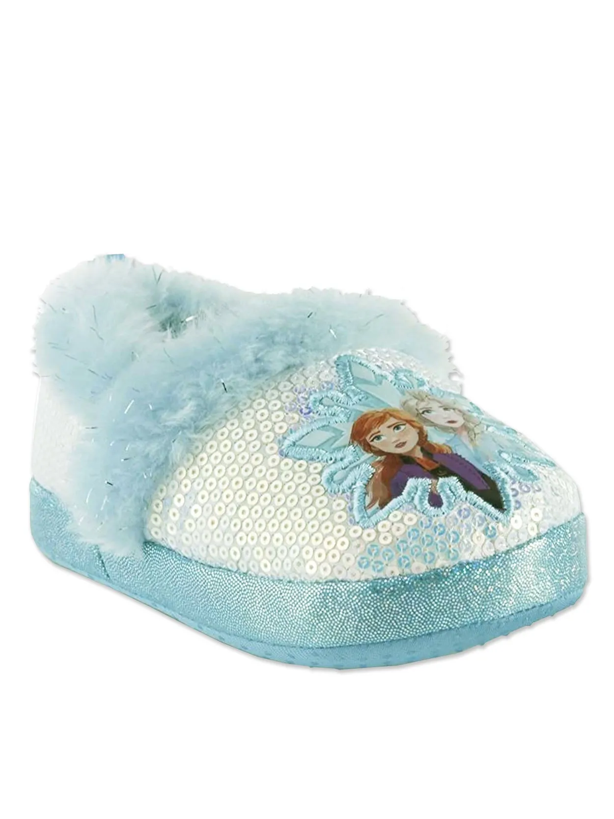Disney Frozen 2 Elsa Anna Plush A-Line Slippers