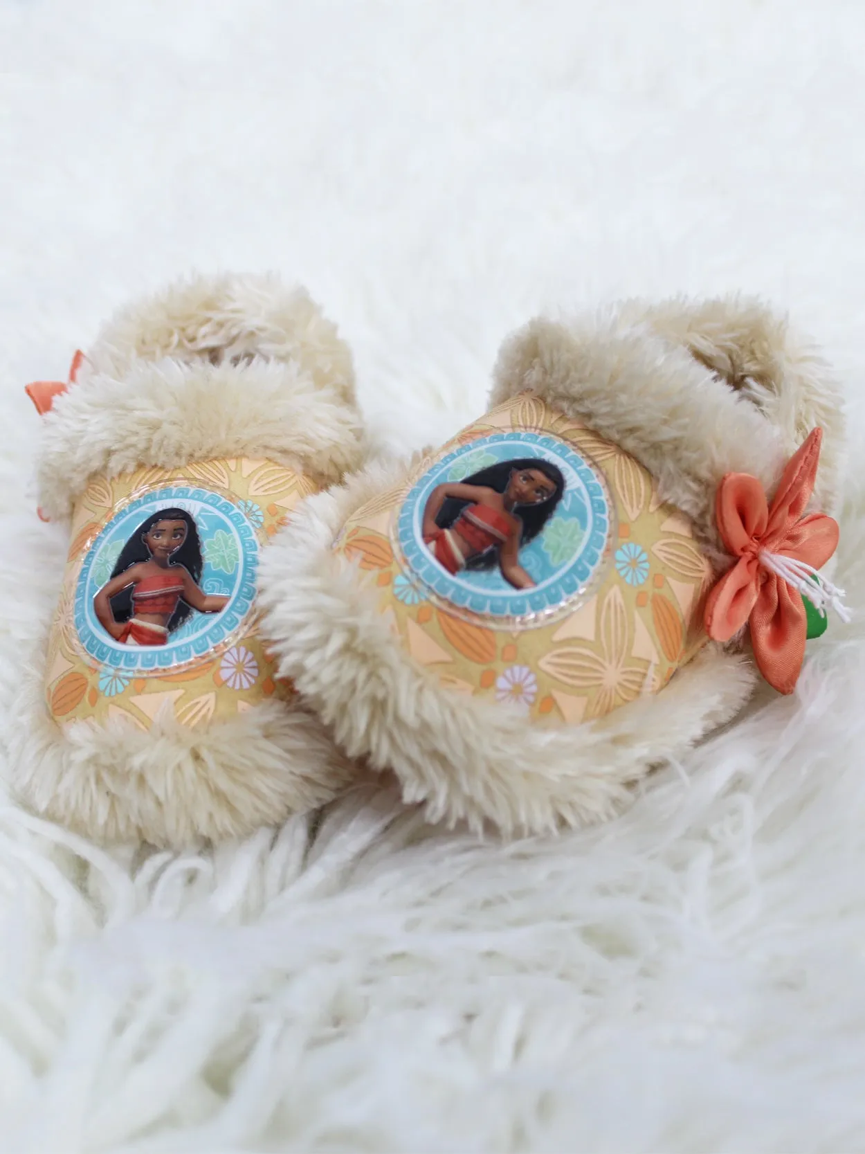 Disney Moana Plush A-Line Slippers