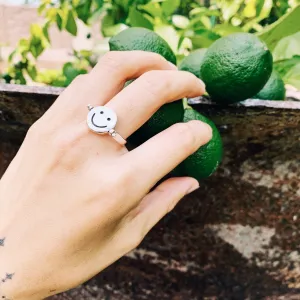 Don't Worry, Be Happy Flip Ring