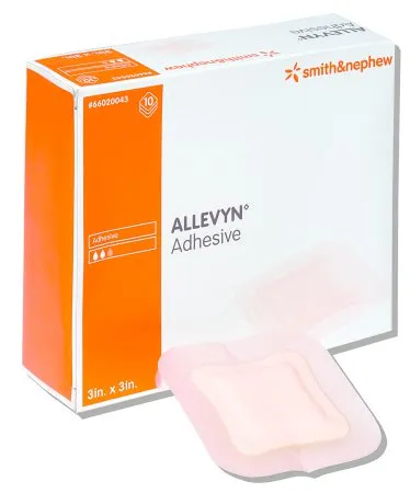 Dressing Adhesive Allevyn 3"x3" - Smith & Nephew 66020043