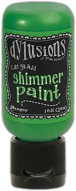 Dylusions Shimmer Paint 1oz - Cut Grass