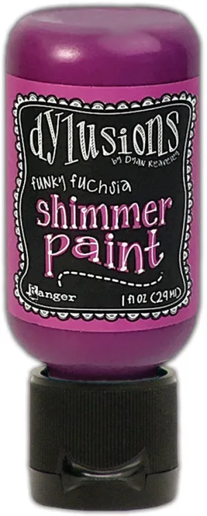 Dylusions Shimmer Paint 1oz - Funky Fuchsia