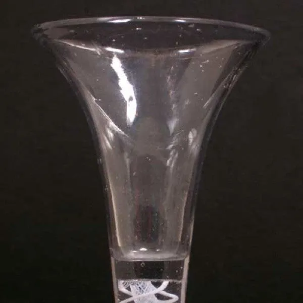Early Double-Series Cotton Twist Stem Wine Glass