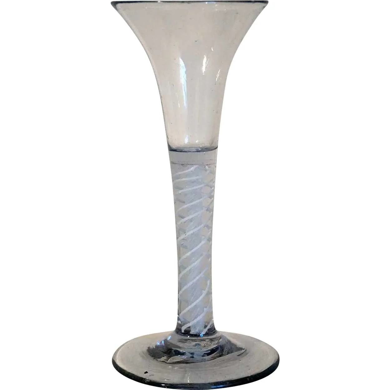 Early Double-Series Cotton Twist Stem Wine Glass