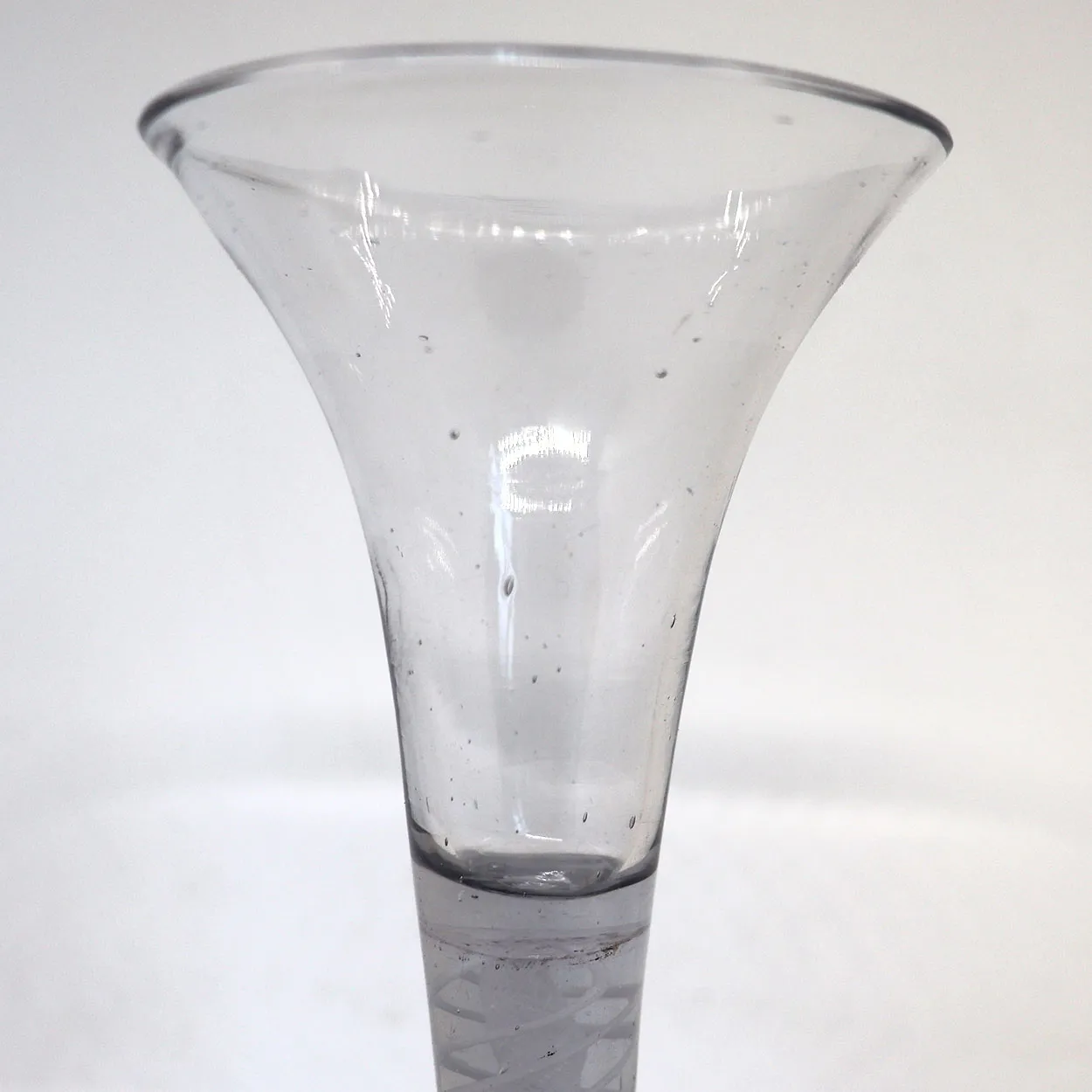Early Double-Series Cotton Twist Stem Wine Glass
