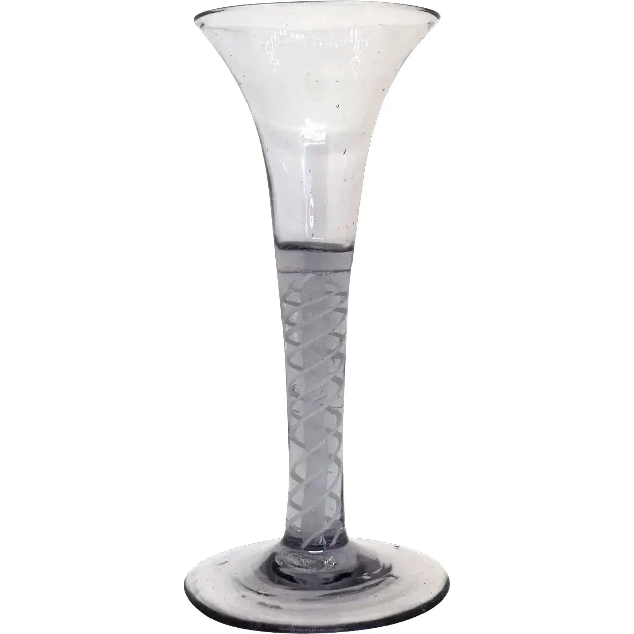Early Double-Series Cotton Twist Stem Wine Glass