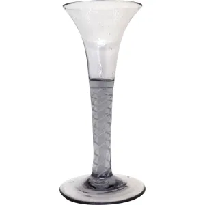 Early Double-Series Cotton Twist Stem Wine Glass