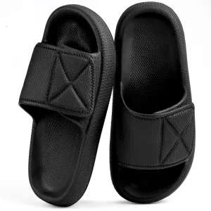 Ecetana Slides Sandals for Women Pillow Slippers Shower Sandals Thick Sole Womens Slides