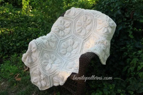 Embossed Daisy Blanket