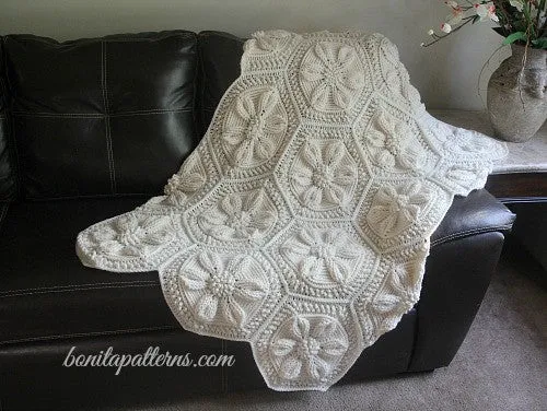 Embossed Daisy Blanket
