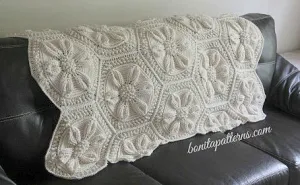 Embossed Daisy Blanket