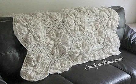 Embossed Daisy Blanket
