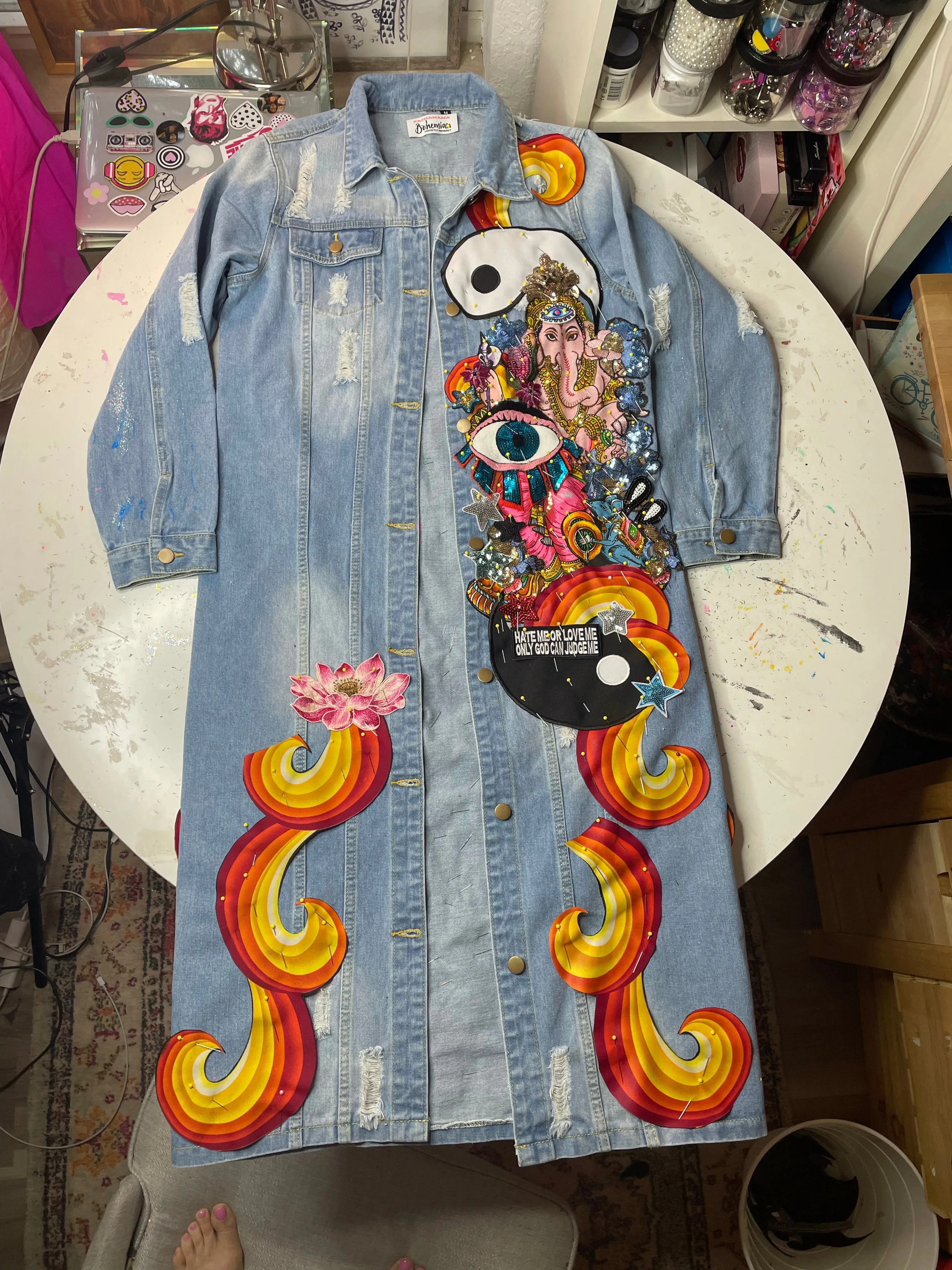 Epic Ganesh Long Jacket