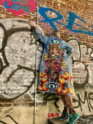 Epic Ganesh Long Jacket