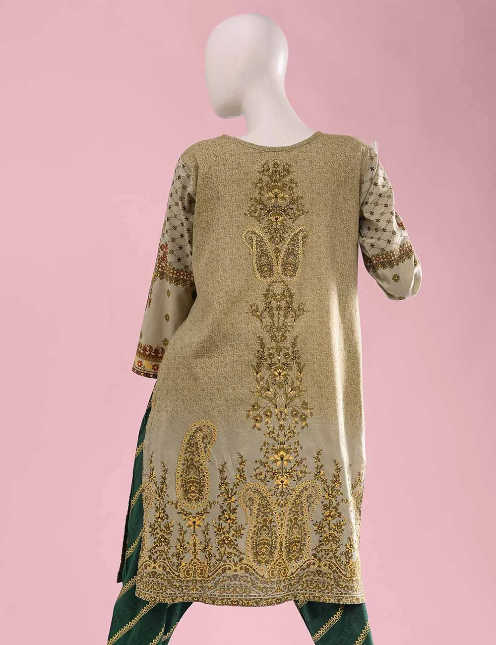 ET-01 - Ethereal  |  Unstitched Printed &amp; Embroidered Cambric Dress