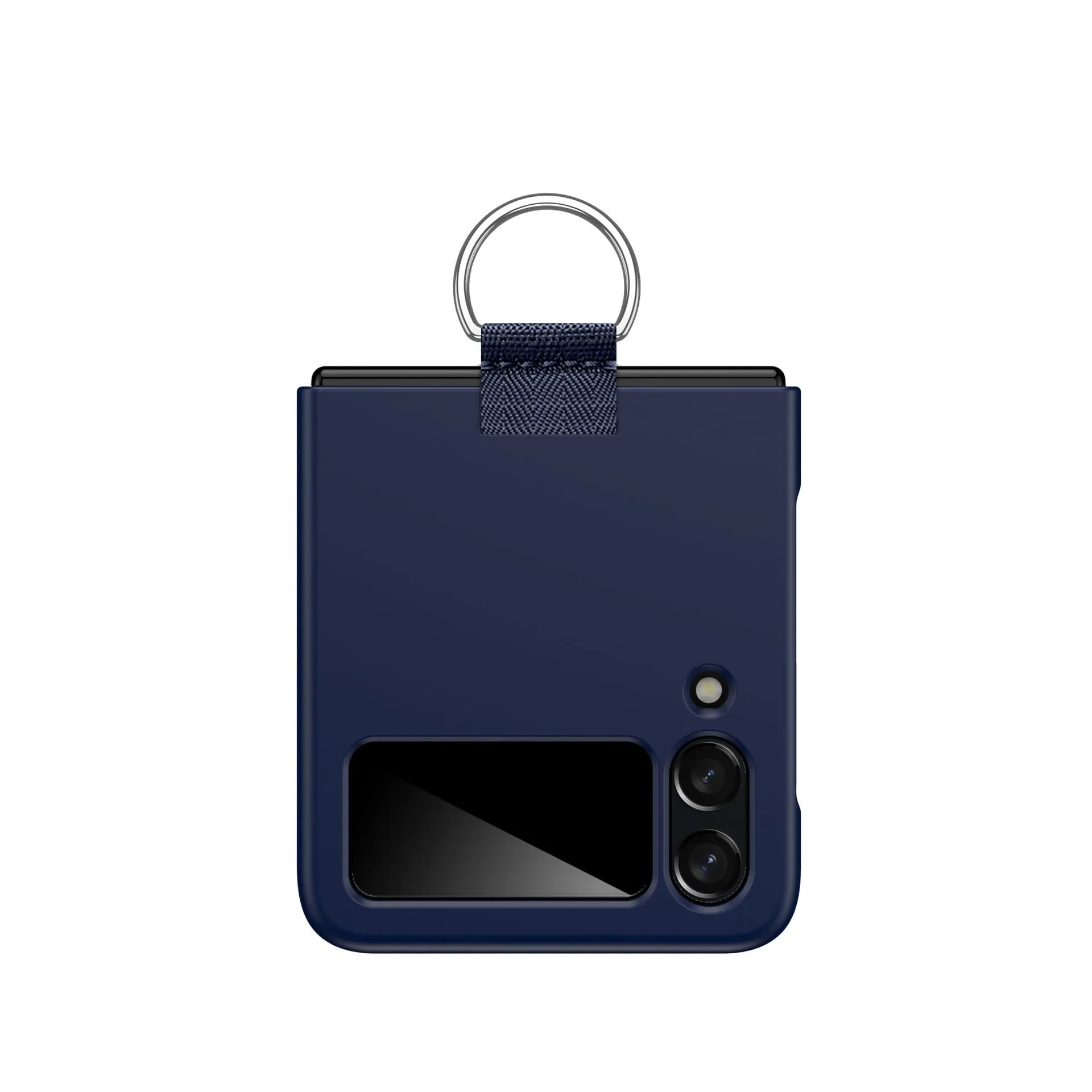 Etui z Ringiem Flip Case do Samsung Galaxy Z Flip 3 - Granatowy