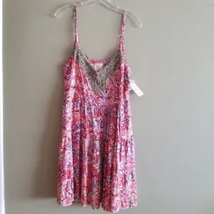 Free people Sun Dress. NWT. SZ L A-34.  A3416