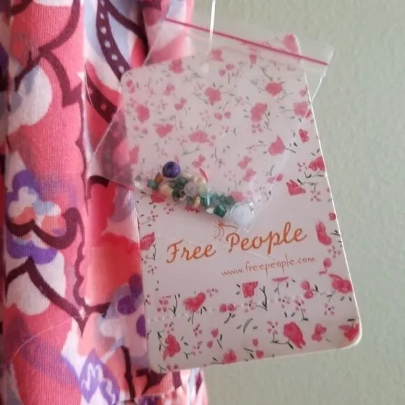 Free people Sun Dress. NWT. SZ L A-34.  A3416