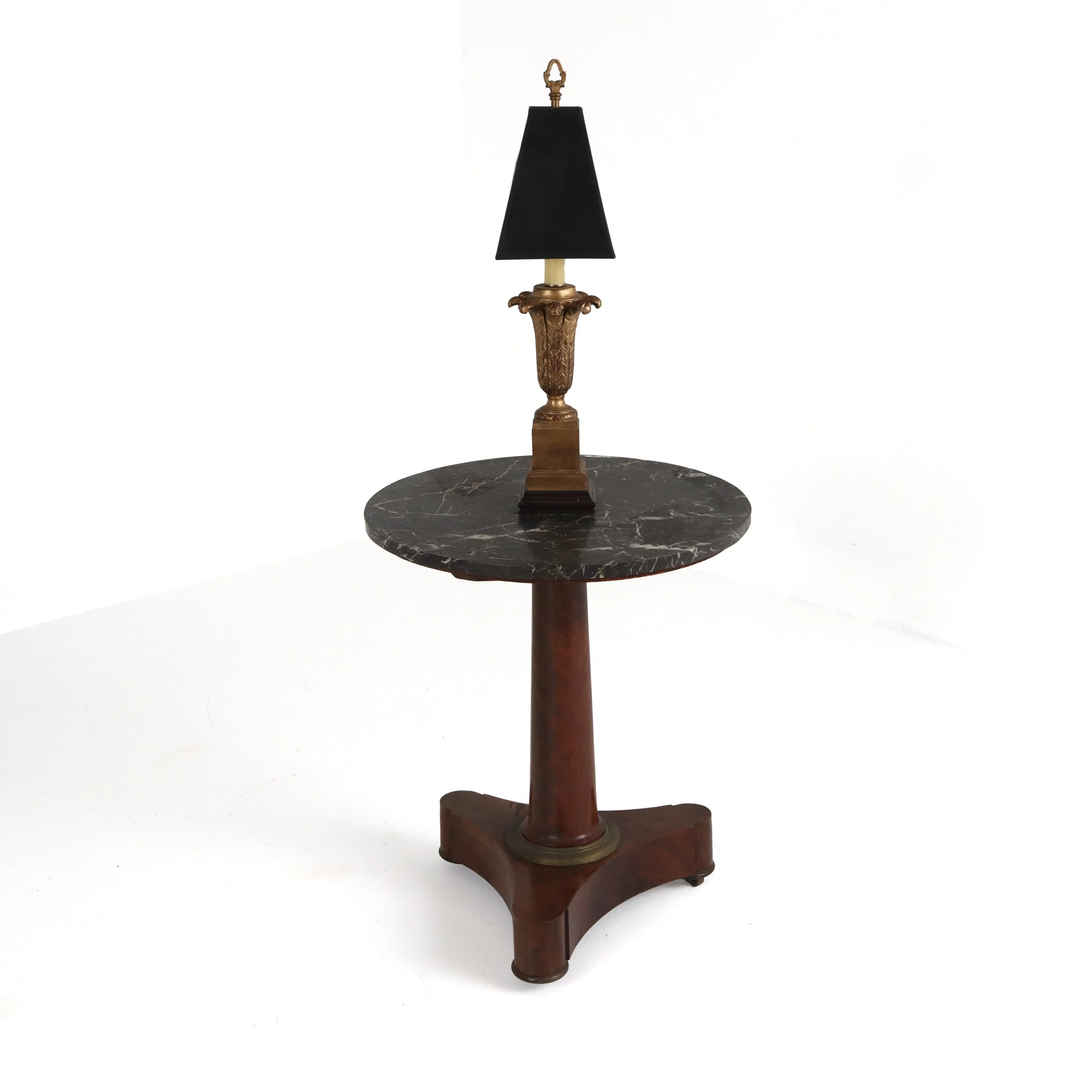 French Marble Top Empire Table c1820