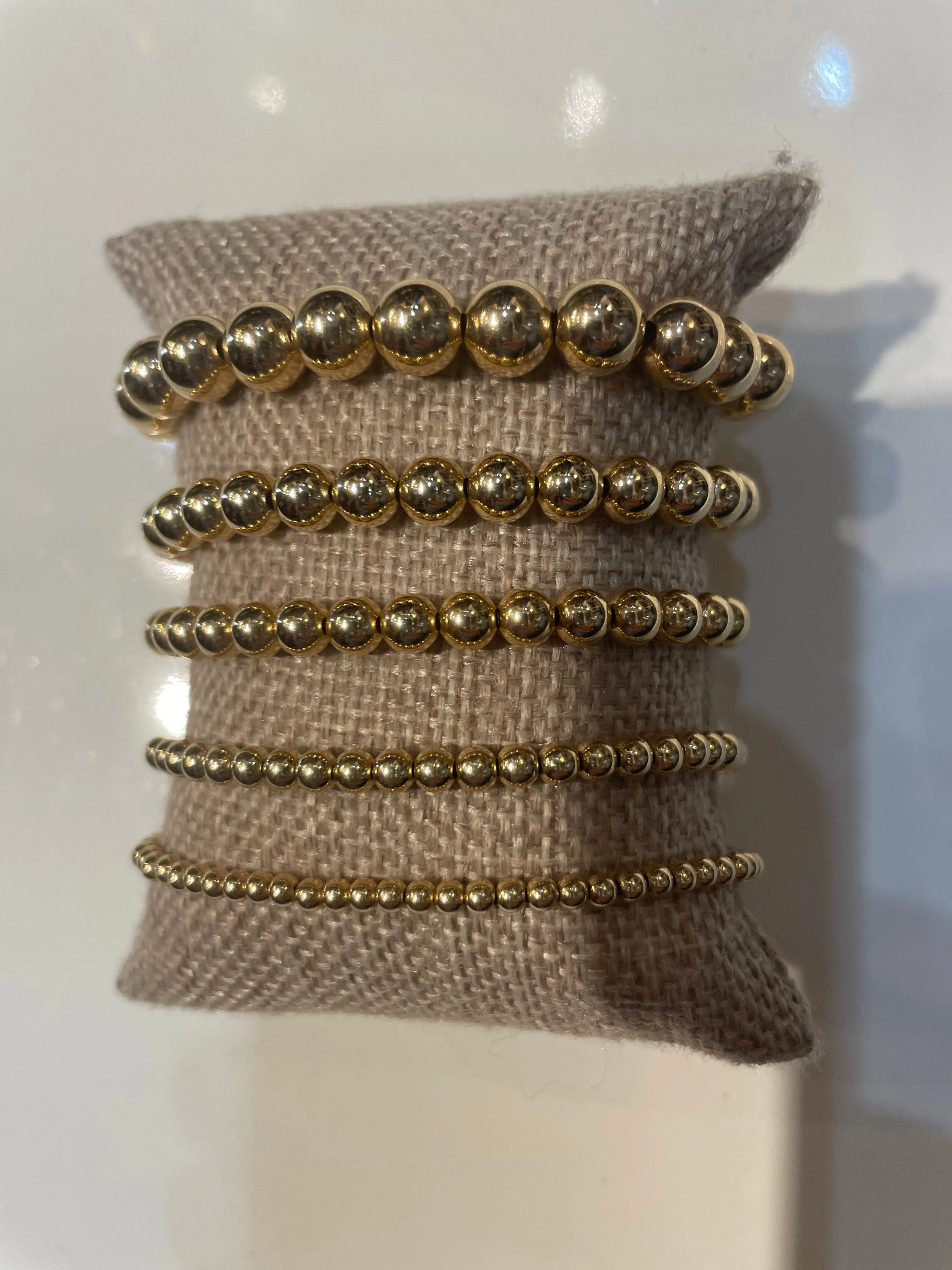 Gold Filled Bead Bracelets