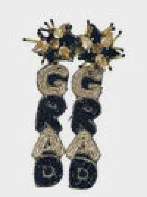 Grad Beaded Earrings
