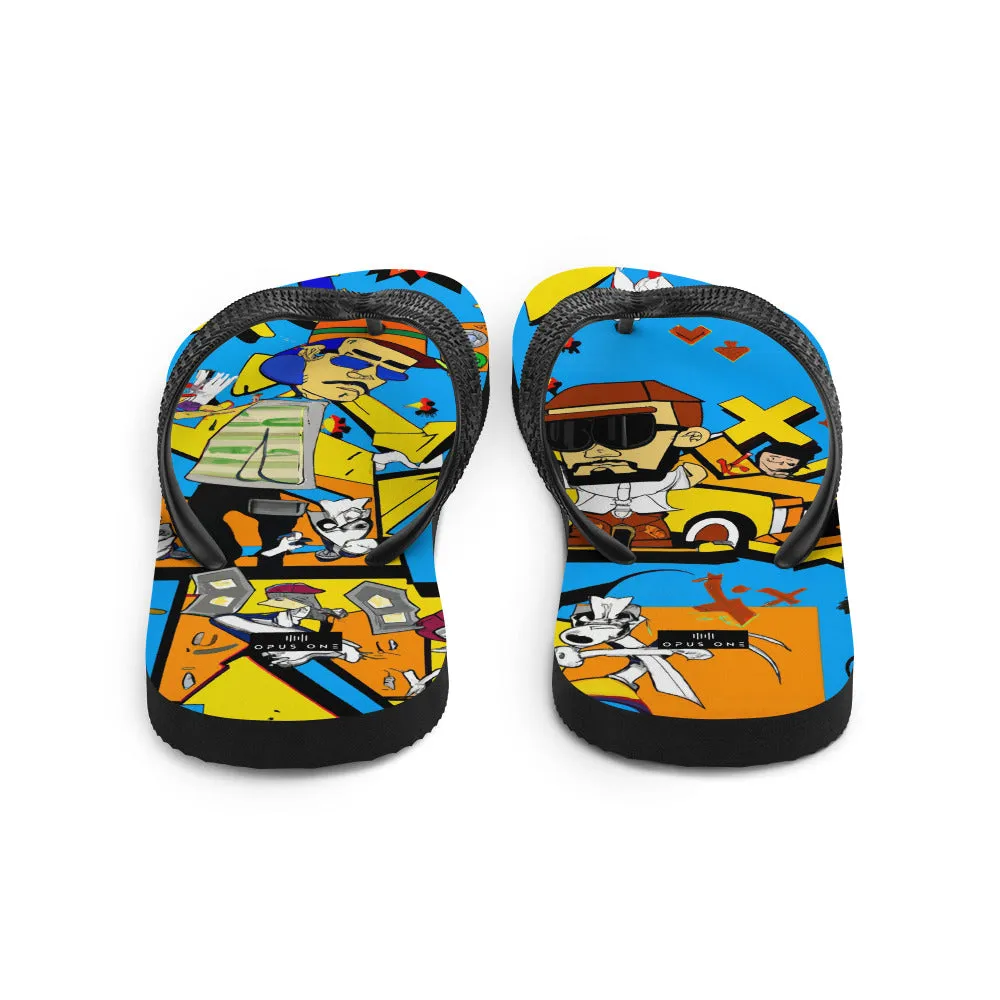 Graffiti on Acid (v3) Flip-Flops