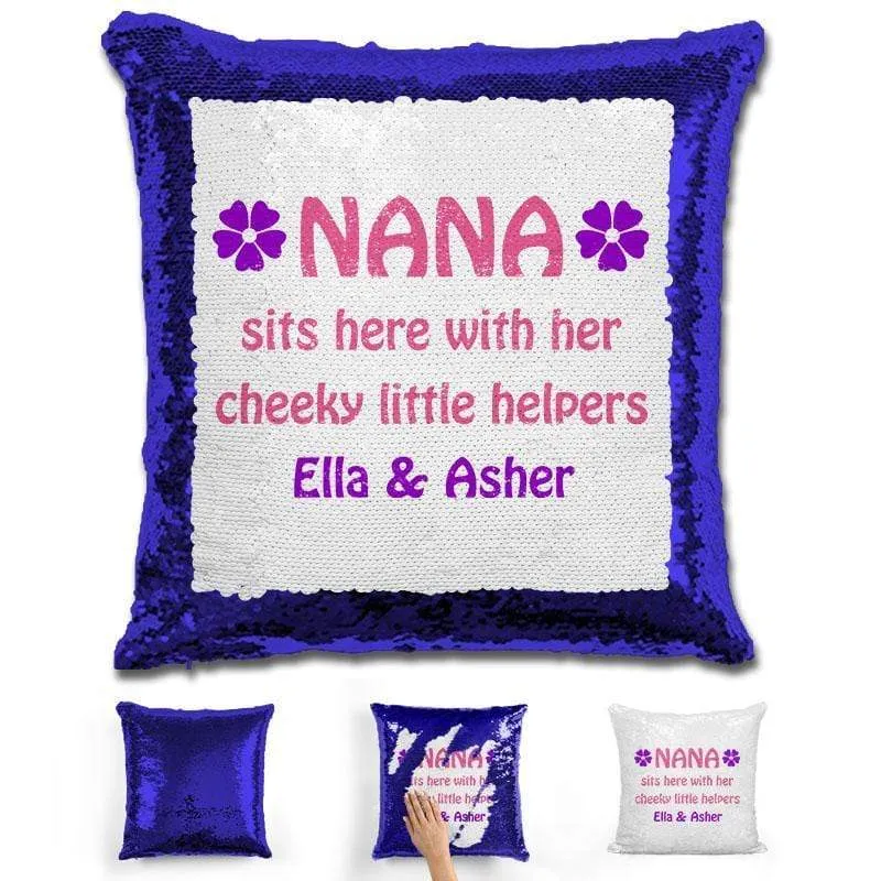 Grandma Personalized Magic Sequin Pillow
