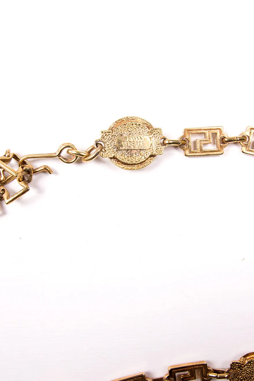 Greek Key Chain Belt