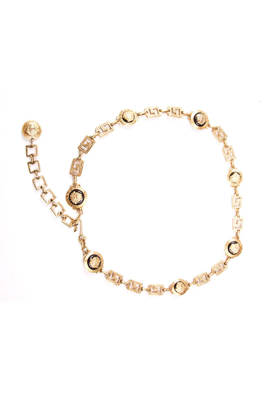 Greek Key Chain Belt