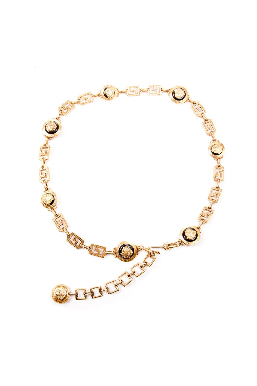 Greek Key Chain Belt