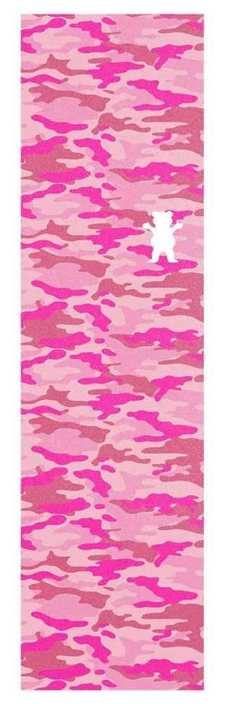 Grizzly Leticia Bufoni Pro Pink Camo Skateboard Griptape - 9 x 33"