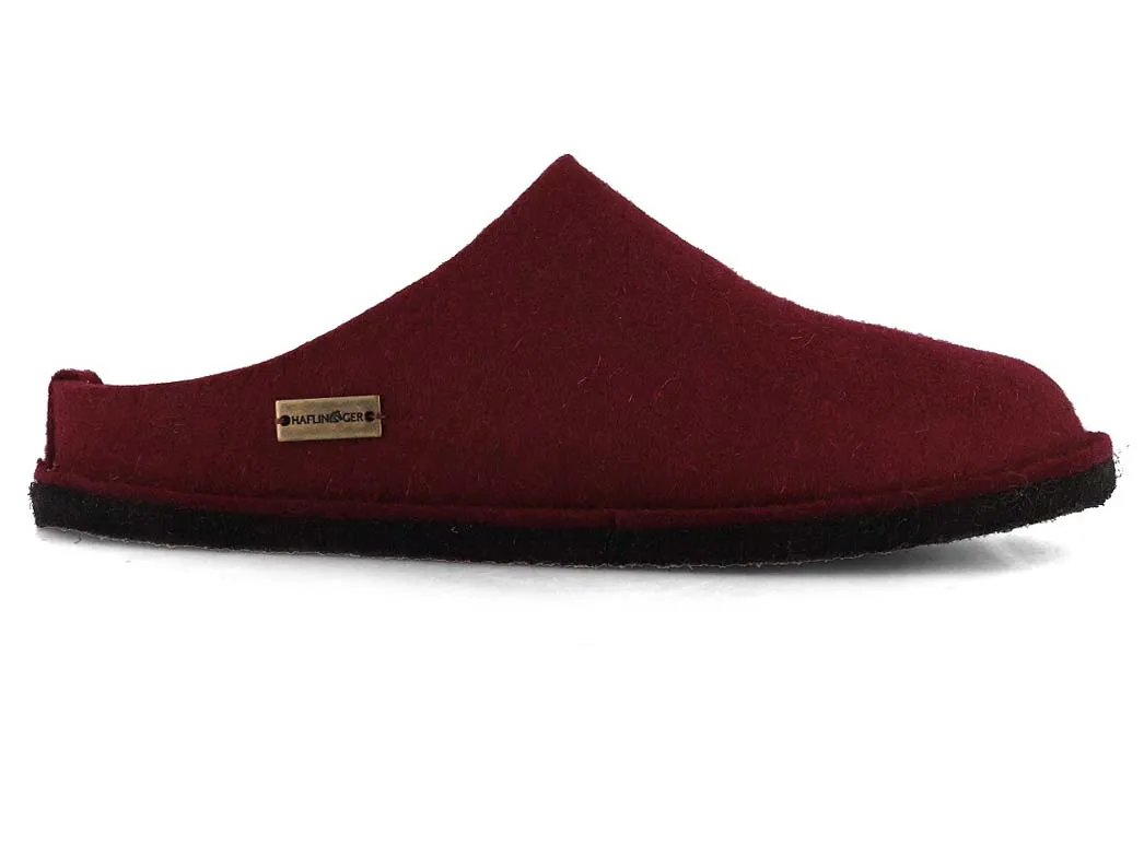 HAFLINGER Women Felt Slippers 'Flair Soft', bordeaux