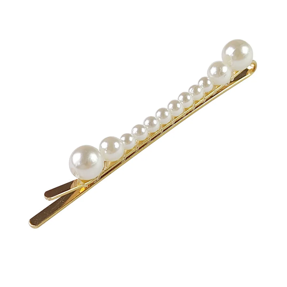 Hair Accessories Pearl Barrettes Updo BB Clip Shredded Hairpin Fishing Thread Hand-woven Hair Clip Bang Side Clip
