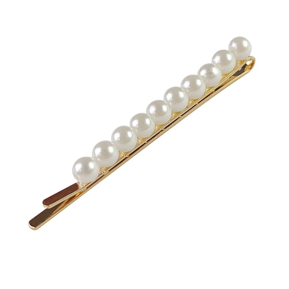 Hair Accessories Pearl Barrettes Updo BB Clip Shredded Hairpin Fishing Thread Hand-woven Hair Clip Bang Side Clip