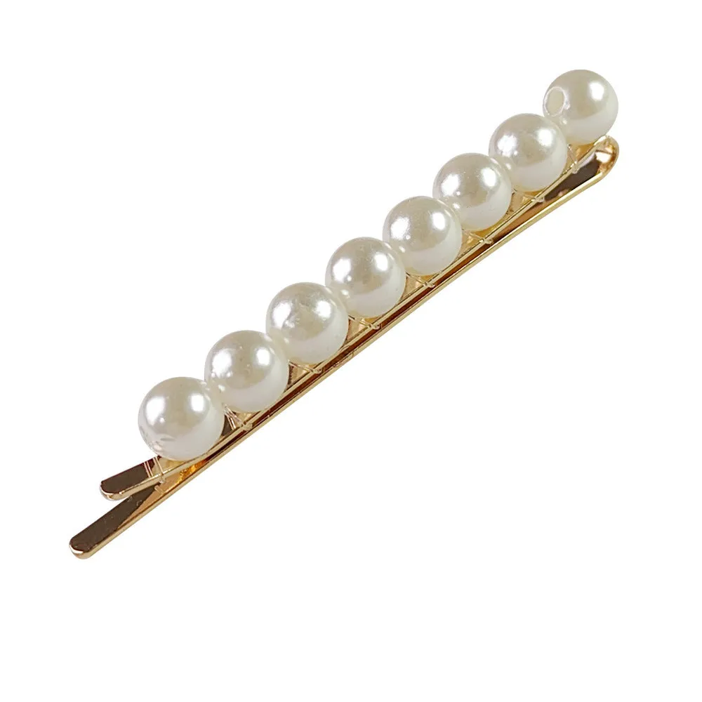 Hair Accessories Pearl Barrettes Updo BB Clip Shredded Hairpin Fishing Thread Hand-woven Hair Clip Bang Side Clip
