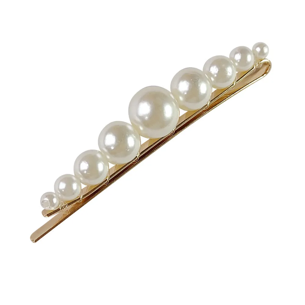 Hair Accessories Pearl Barrettes Updo BB Clip Shredded Hairpin Fishing Thread Hand-woven Hair Clip Bang Side Clip