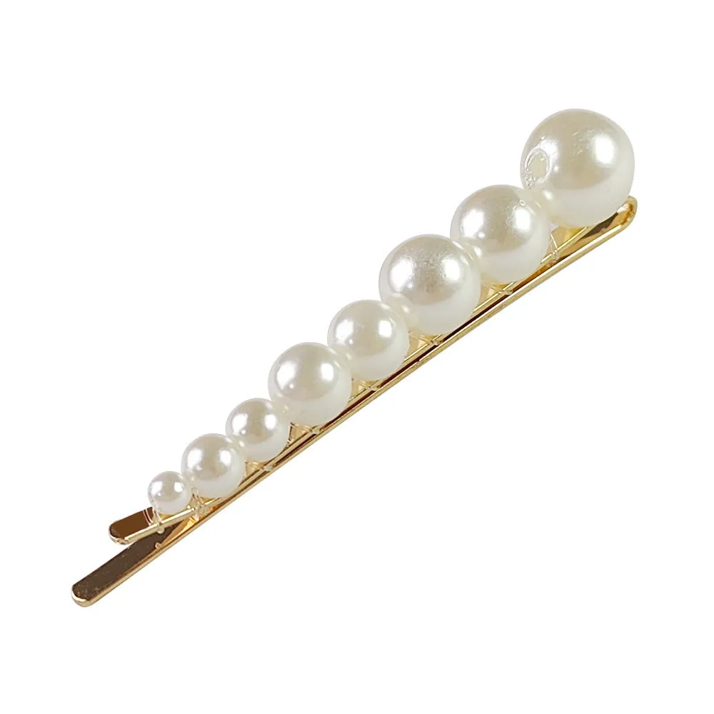 Hair Accessories Pearl Barrettes Updo BB Clip Shredded Hairpin Fishing Thread Hand-woven Hair Clip Bang Side Clip