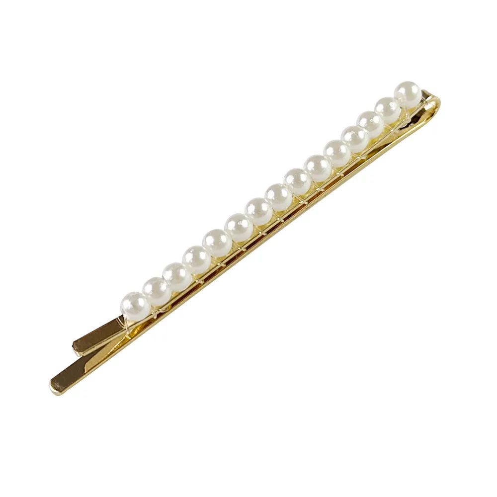 Hair Accessories Pearl Barrettes Updo BB Clip Shredded Hairpin Fishing Thread Hand-woven Hair Clip Bang Side Clip