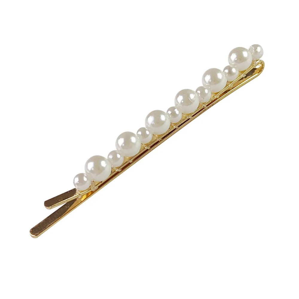 Hair Accessories Pearl Barrettes Updo BB Clip Shredded Hairpin Fishing Thread Hand-woven Hair Clip Bang Side Clip
