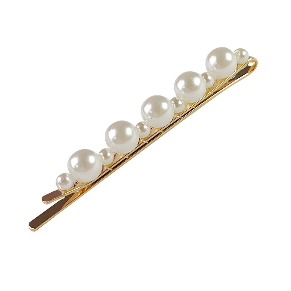 Hair Accessories Pearl Barrettes Updo BB Clip Shredded Hairpin Fishing Thread Hand-woven Hair Clip Bang Side Clip