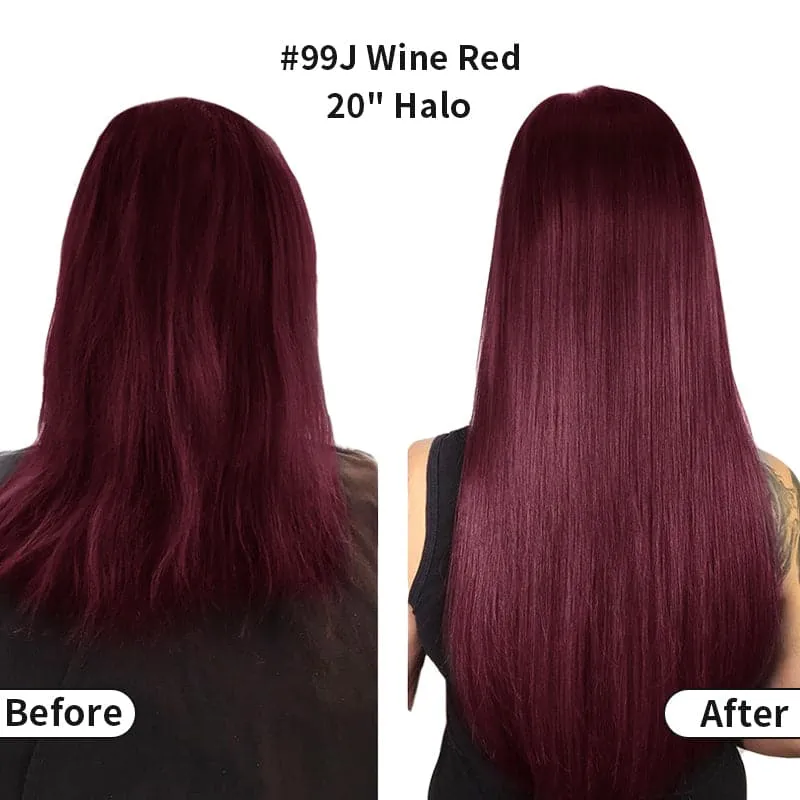 Hair Extensions Halo, 16-22", Full Volume All Shades