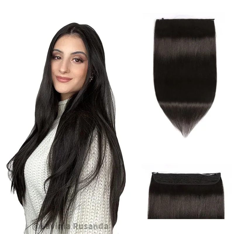Hair Extensions Halo, 16-22", Full Volume All Shades