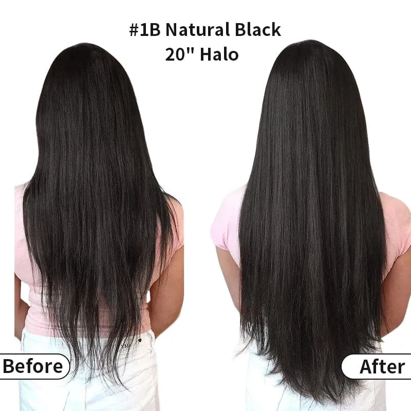 Hair Extensions Halo, 16-22", Full Volume All Shades