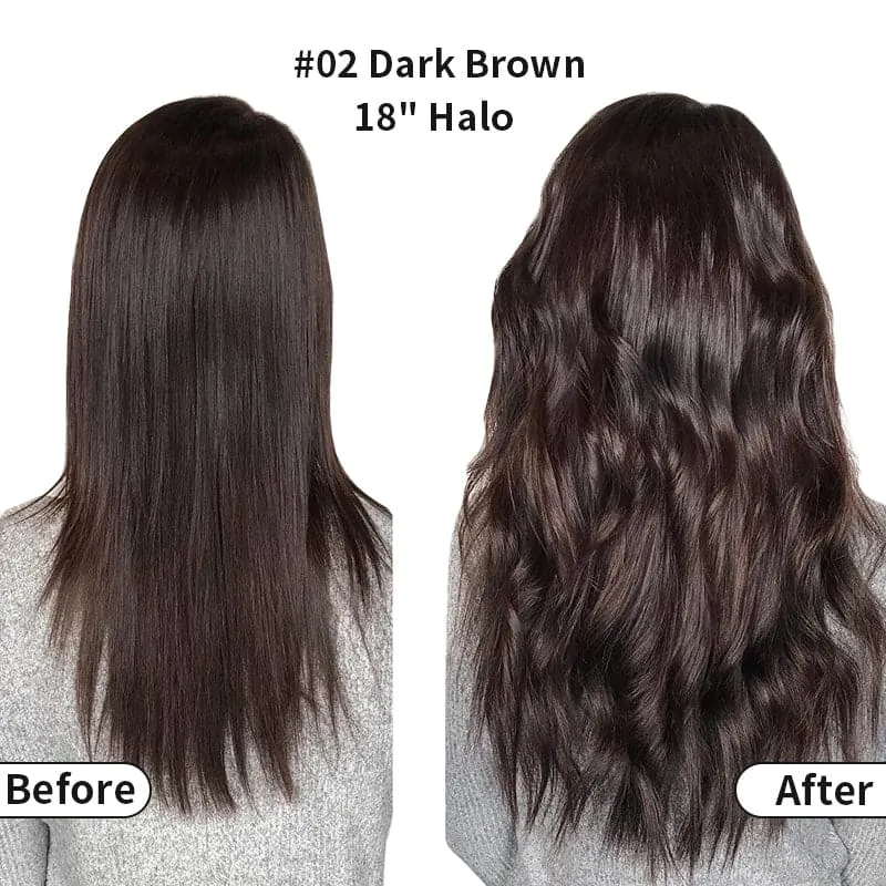 Hair Extensions Halo, 16-22", Full Volume All Shades